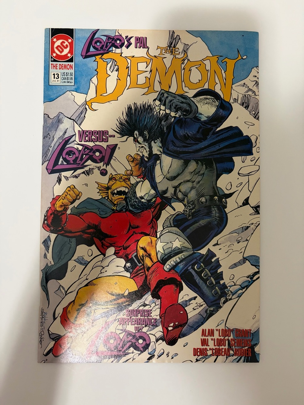 DC Lobos pal the demon vs lobo